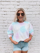 LOVE LIKE JESUS Watercolor Corded Crew