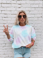 LOVE LIKE JESUS Watercolor Corded Crew