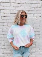 LOVE LIKE JESUS Watercolor Corded Crew