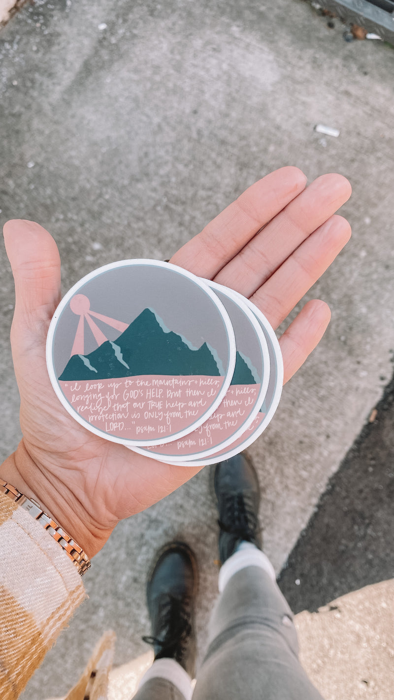 Mountain Psalm Decal